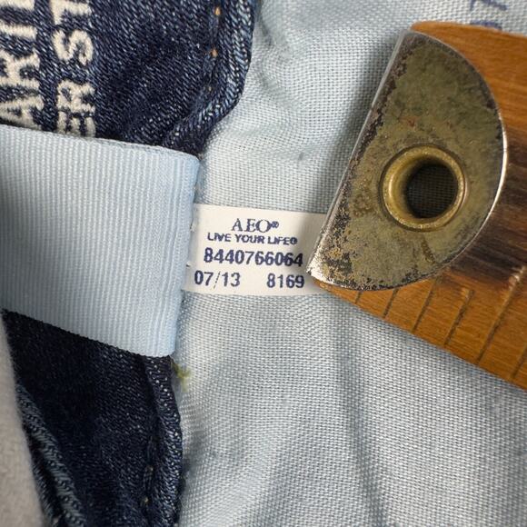 American Eagle Artist Jeans Women’s 6 Flare Super Stretch Blue Denim - Picture 8 of 12